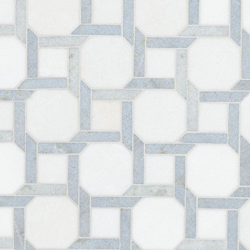 MSI Azula Kaya 11.25" x 11.25" Polished Marble Mosaic Tile