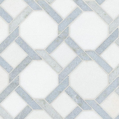 MSI Azula Kaya 11.25" x 11.25" Polished Marble Mosaic Tile
