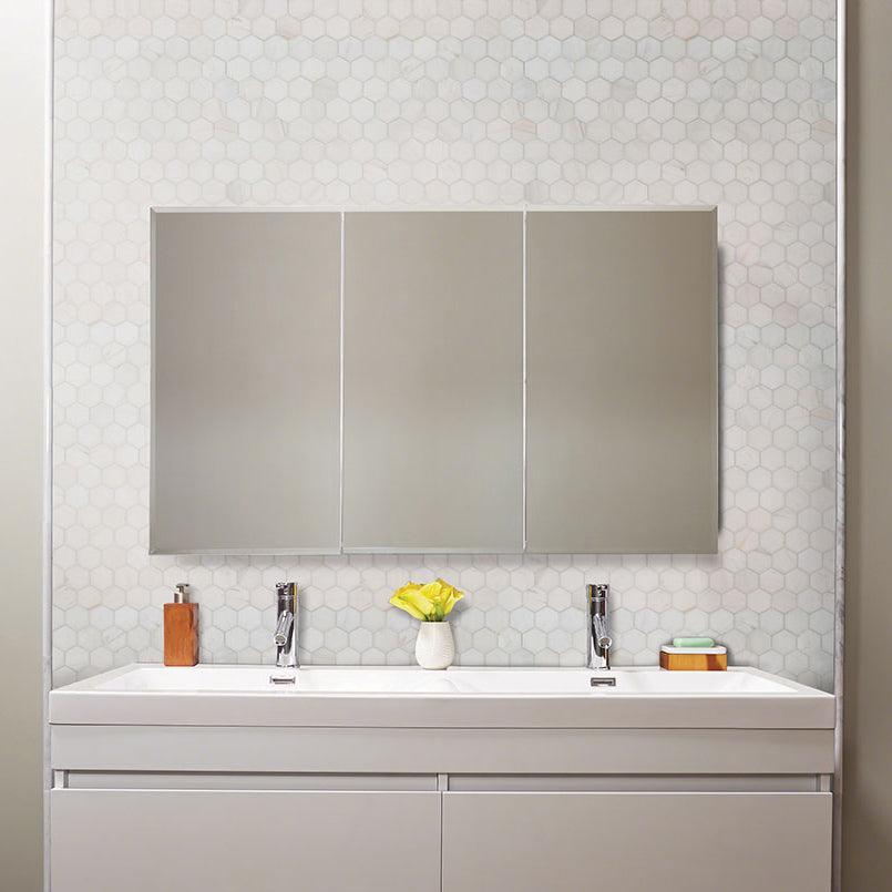 MSI Bianco Dolomite (2" Hexagon Pieces) 11.75" x 12" Polished Marble Mosaic Tile