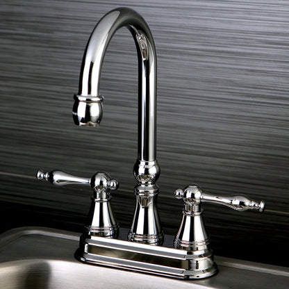 Naples Two-Handle 2-Hole Deck Mount Bar Faucet