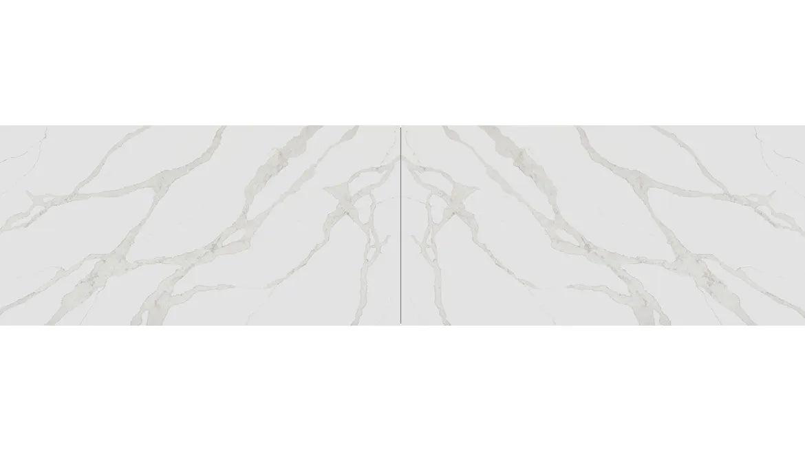 Pental Quartz Stella Caldia Bookmatched Polished Quartz Slab