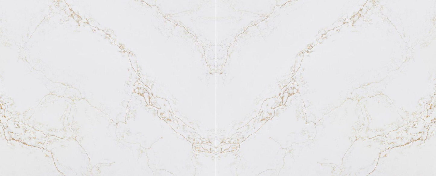 Raphael Stone Ariston Gold Polished 126" x 63" Quartz Slab