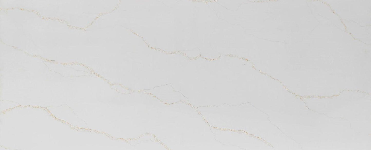 Raphael Stone Calacatta Gold Ultra Polished 126" x 63" Quartz Slab