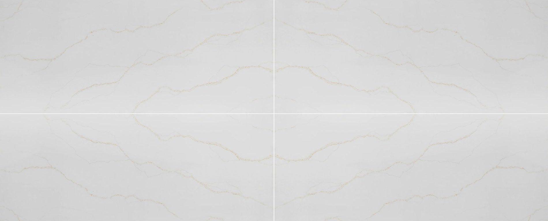 Raphael Stone Calacatta Gold Ultra Polished 126" x 63" Quartz Slab