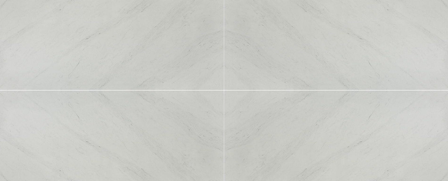 Raphael Stone Calacatta Gris Bookmatched Polished 126" x 63" Quartz Slab