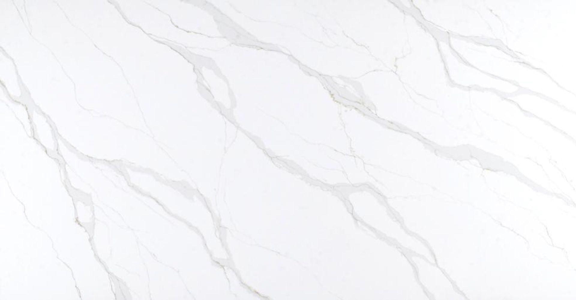 Raphael Stone Calacatta Monaco Polished 126" x 63" Quartz Slab