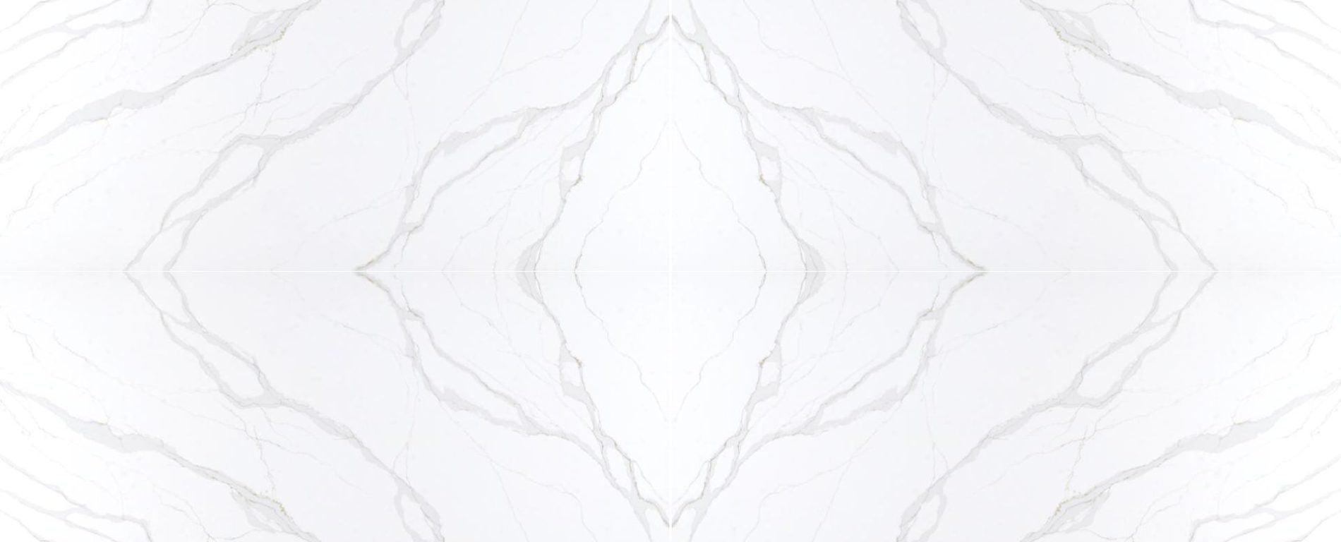 Raphael Stone Calacatta Monaco Polished 126" x 63" Quartz Slab