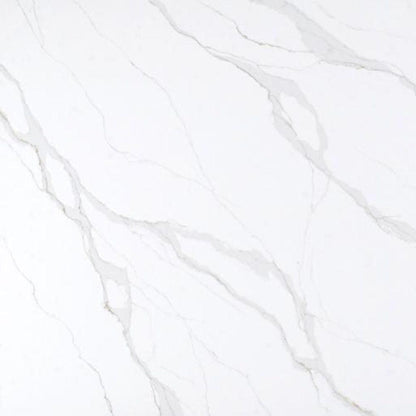 Raphael Stone Calacatta Monaco Polished 126" x 63" Quartz Slab