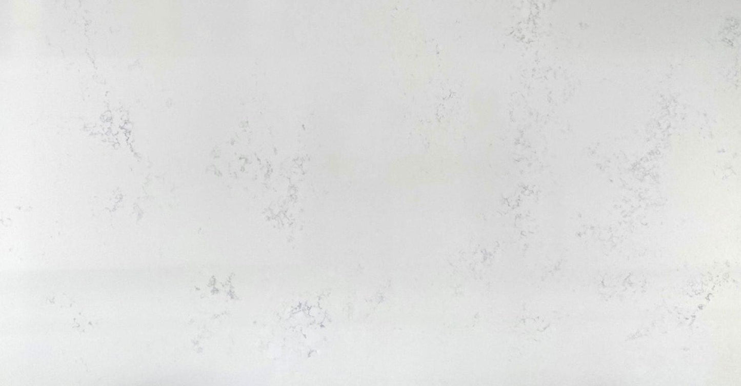 Raphael Stone Carrara White Polished 130" x 64" Quartz Slab