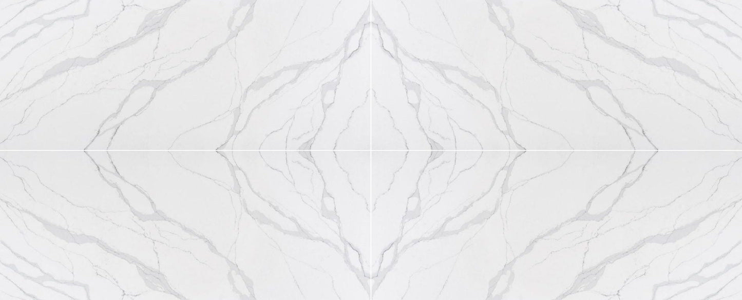 Raphael Stone Monaco Grey Polished 126" x 63" Quartz Slab