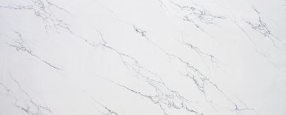 Raphael Stone Venatino White Polished 126" x 63" Quartz Slab