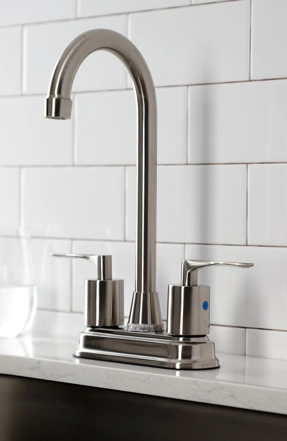 Serena Two-Handle 2-Hole Deck Mount Bar Faucet