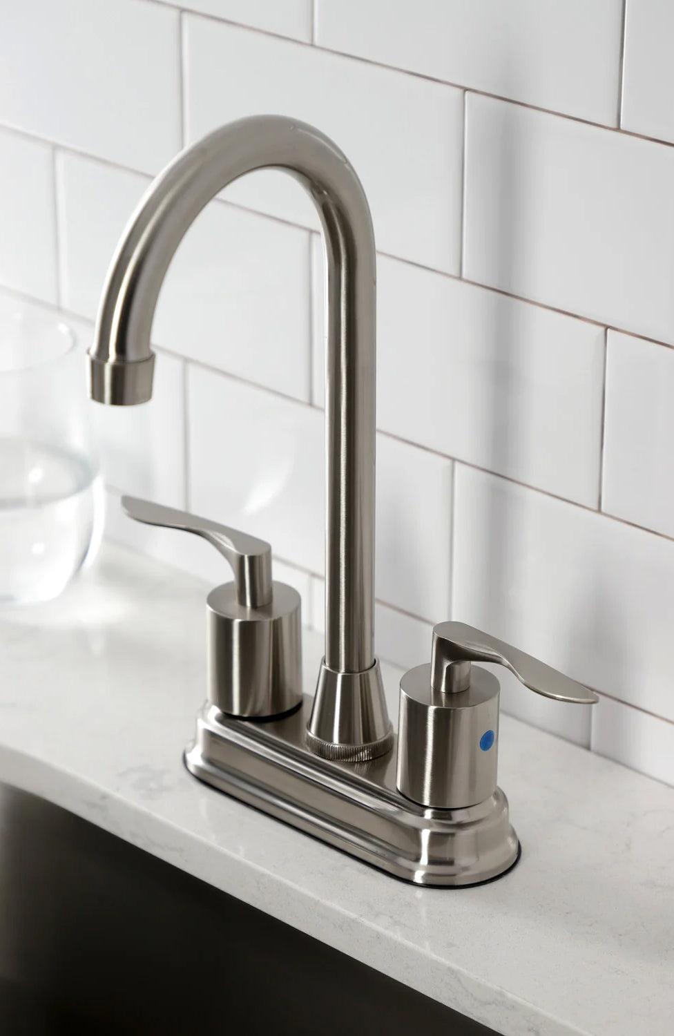 Serena Two-Handle 2-Hole Deck Mount Bar Faucet