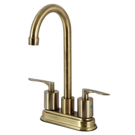 Serena Two-Handle 2-Hole Deck Mount Bar Faucet