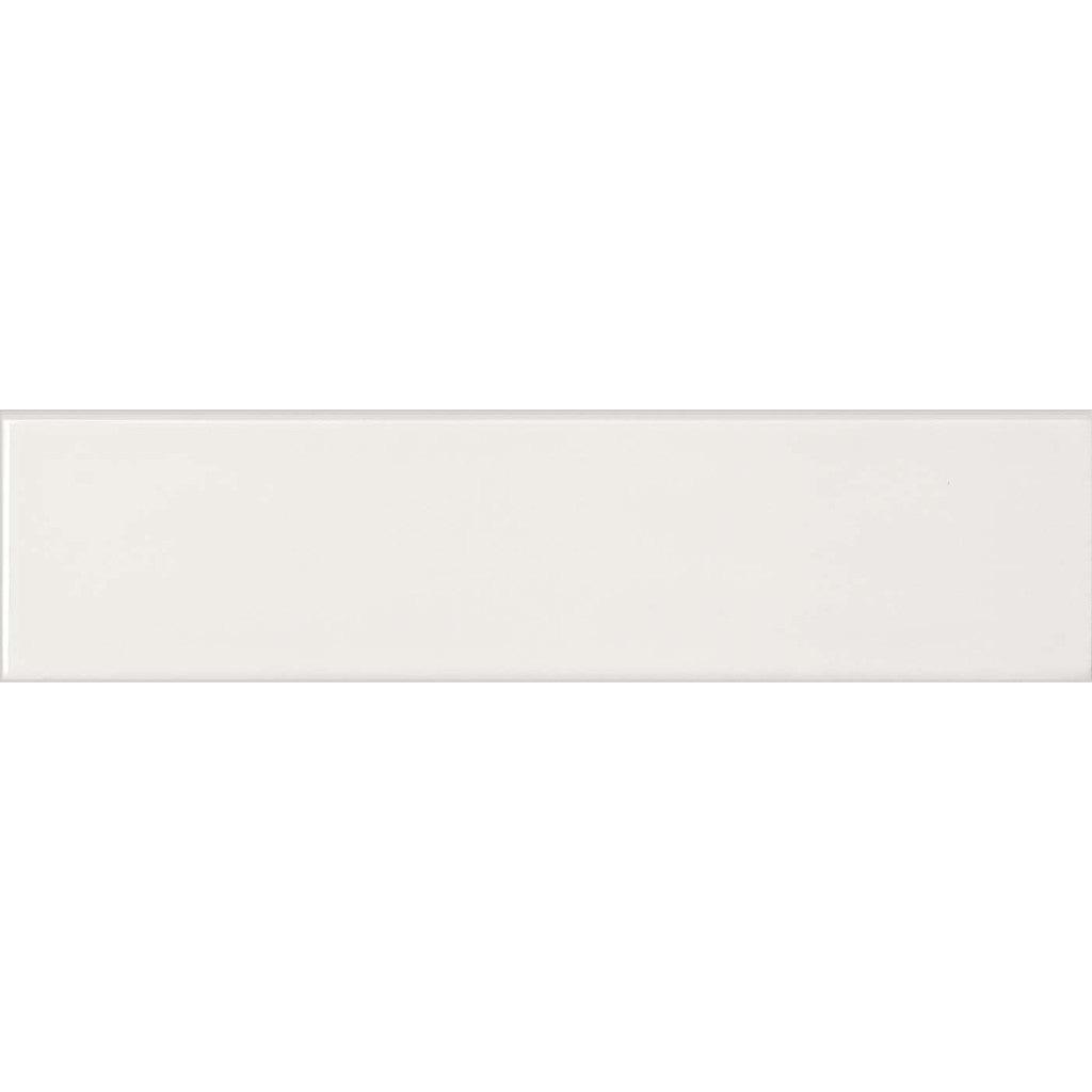 Siena Decor Bubble Collection White 3" x 12" Polished Porcelain Subway Tile