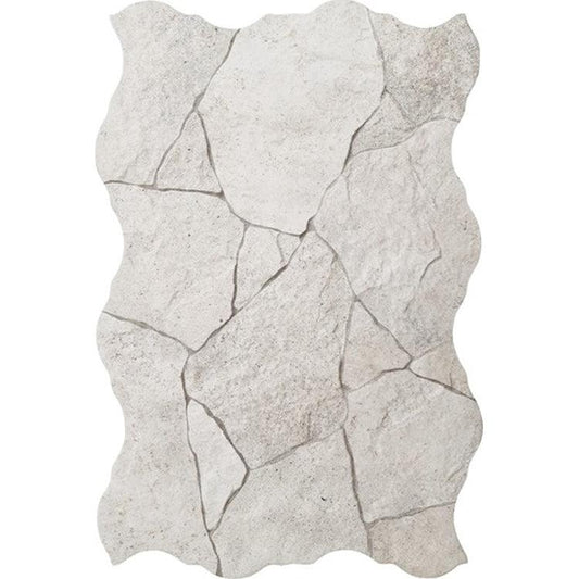 Siena Decor Flagstone Collection Borgona 17" x 26" Textured Decorative Porcelain Tile