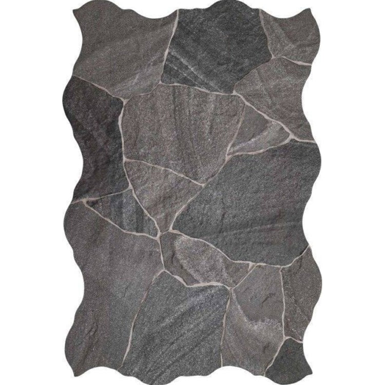 Siena Decor Flagstone Collection Esla 17" x 26" Textured Decorative Porcelain Tile