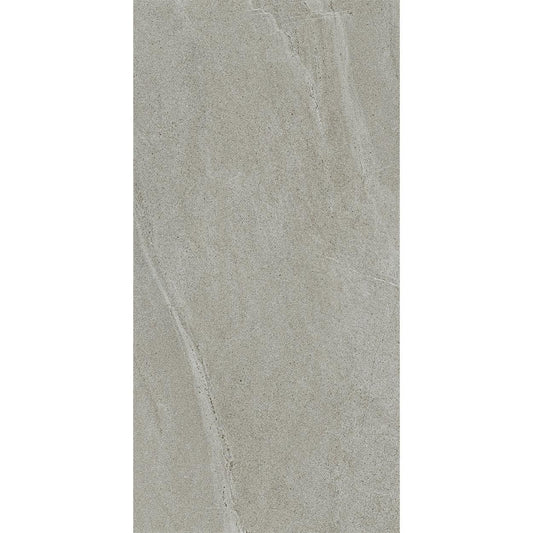 Siena Decor Limestone Collection Ash 12" x 24" Matte Porcelain Tile