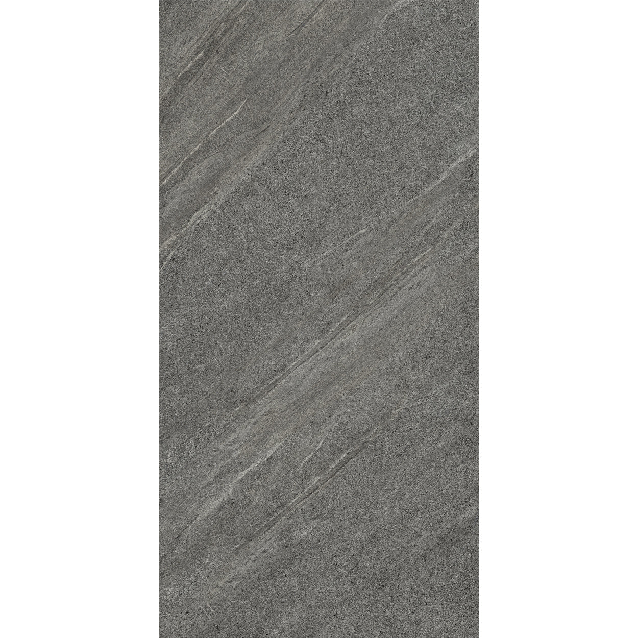 Siena Decor Limestone Collection Coal 12" x 24" Matte Porcelain Tile