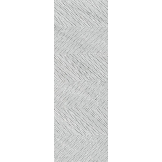 Siena Decor Look Kliff Collection Greige 12" x 36" Matte Finish Textured Decorative Porcelain Tile