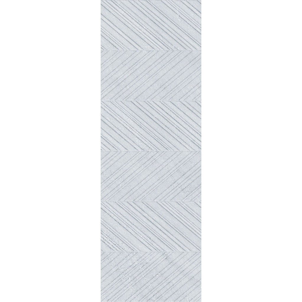 Siena Decor Look Kliff Collection Pearl 12" x 36" Matte Finish Textured Decorative Porcelain Tile