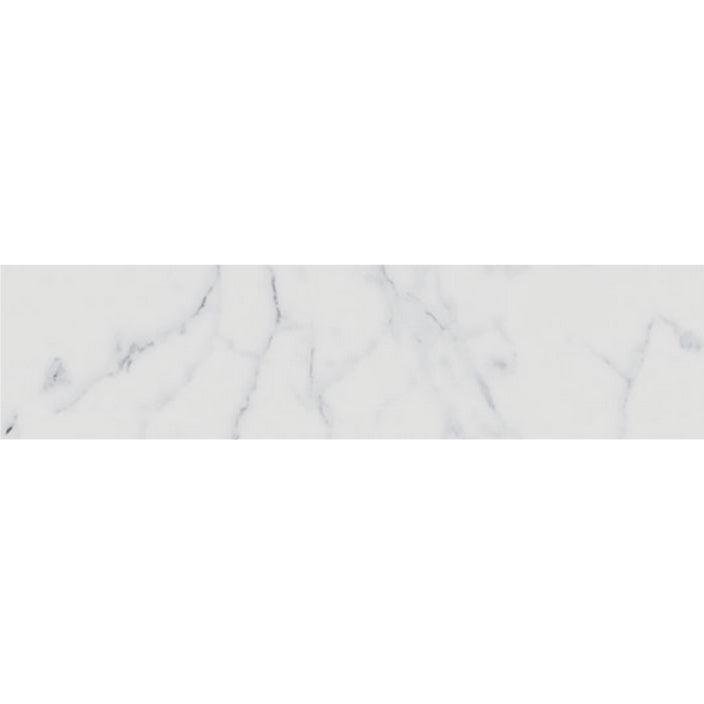 Siena Decor Marquina Collection Carrara 3" x 12" Polished Porcelain Subway Tile