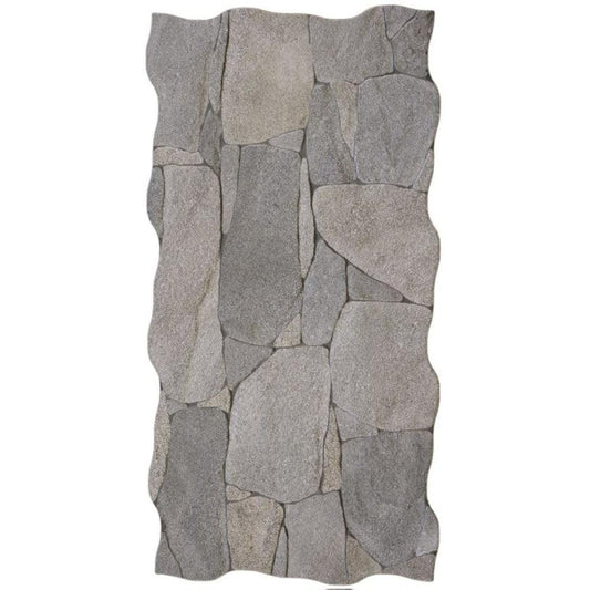 Siena Decor Rock Collection Petra Gris 13" x 26" Matte Decorative Porcelain Tile