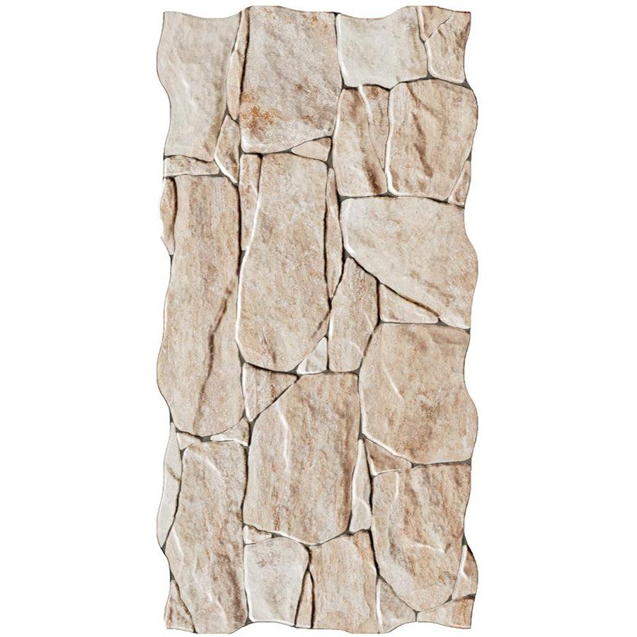 Siena Decor Rock Collection Teide Sand 13" x 26" Matte Decorative Porcelain Tile