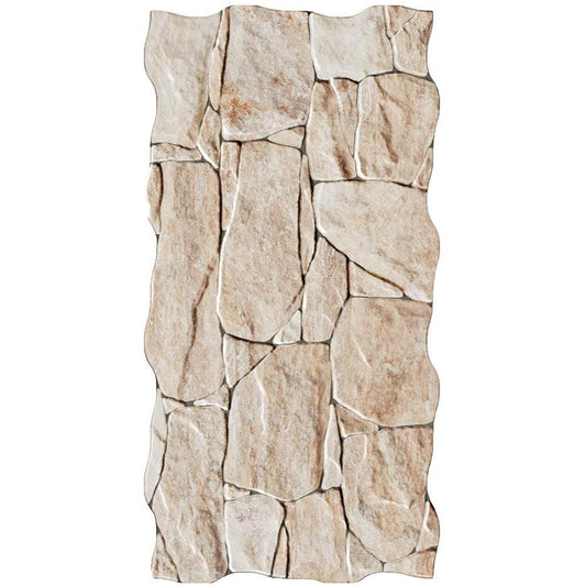 Siena Decor Rock Collection Teide Sand 13" x 26" Matte Decorative Porcelain Tile