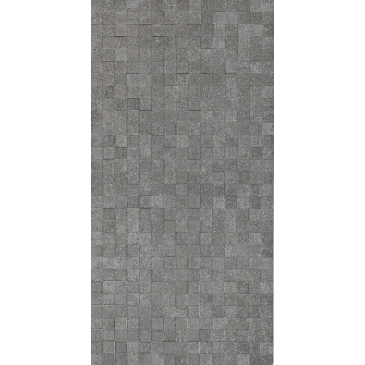 Siena Decor Saverne Collection Black 12" x 24" Matte Decorative Porcelain Tile