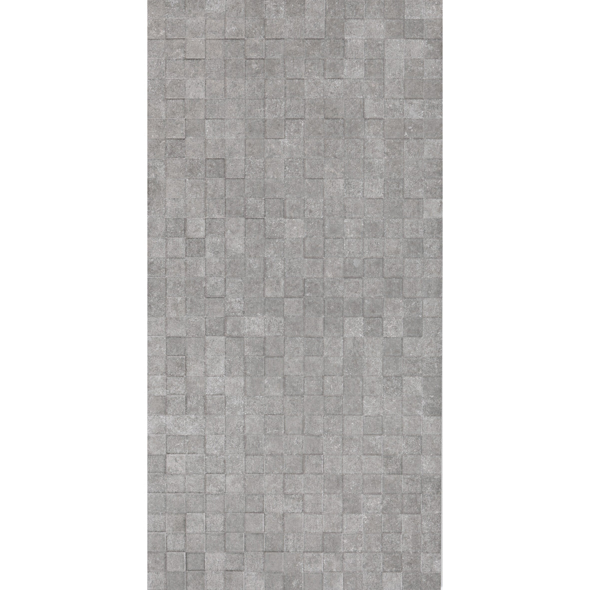 Siena Decor Saverne Collection Grey 12" x 24" Matte Decorative Porcelain Tile