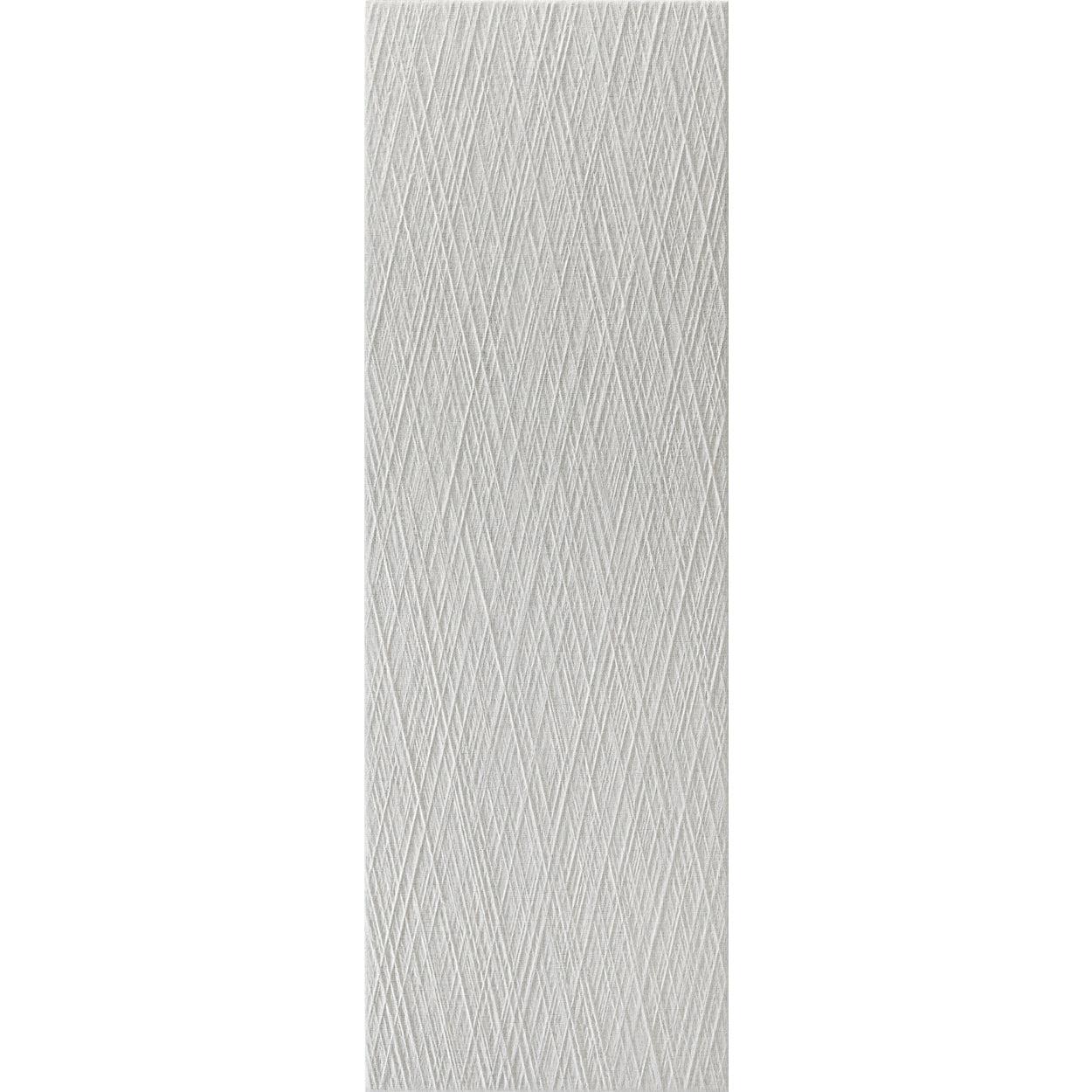 Siena Decor Toulouse Collection Fibre Grey 12" x 36" Matte Decorative Porcelain Tile