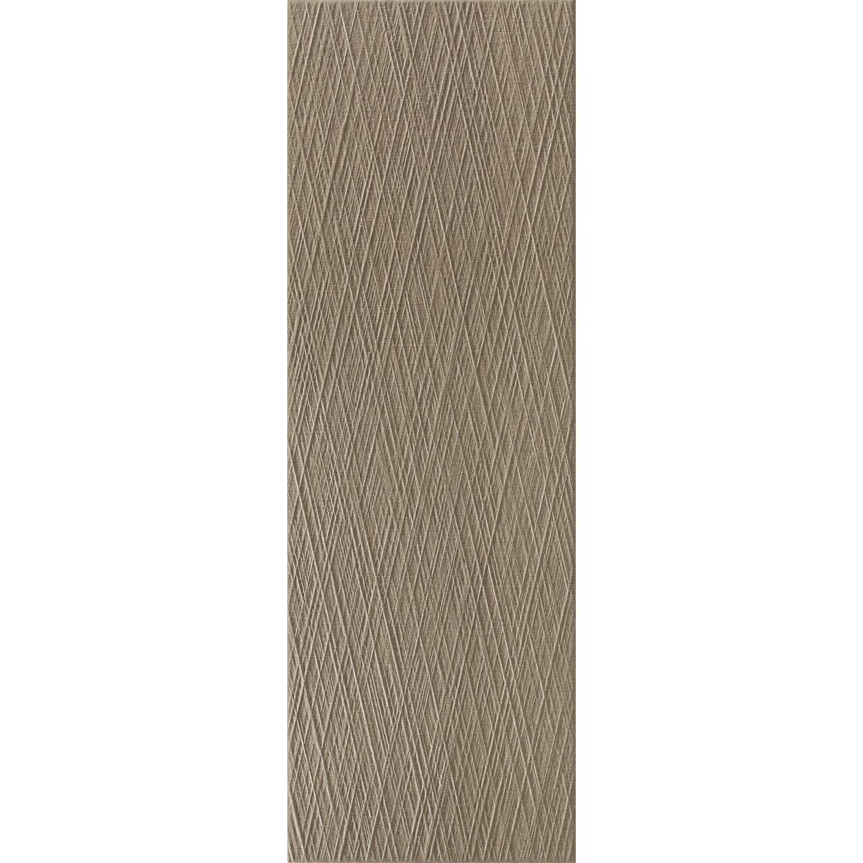 Siena Decor Toulouse Collection Fibre Taupe 12" x 36" Matte Decorative Porcelain Tile