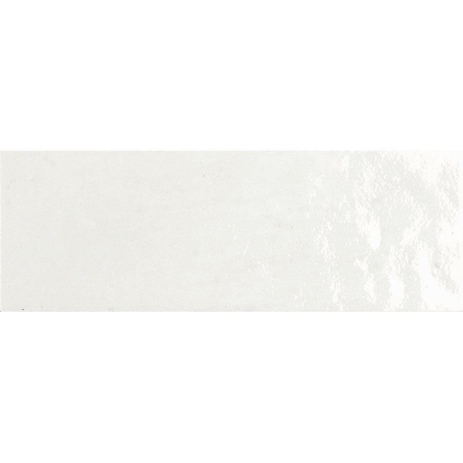 Siena Decor Victorian Collection Bianco 4" x 12" Polished Porcelain Subway Tile