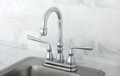 Silver Sage Two-Handle 2-Hole Deck Mount Bar Faucet