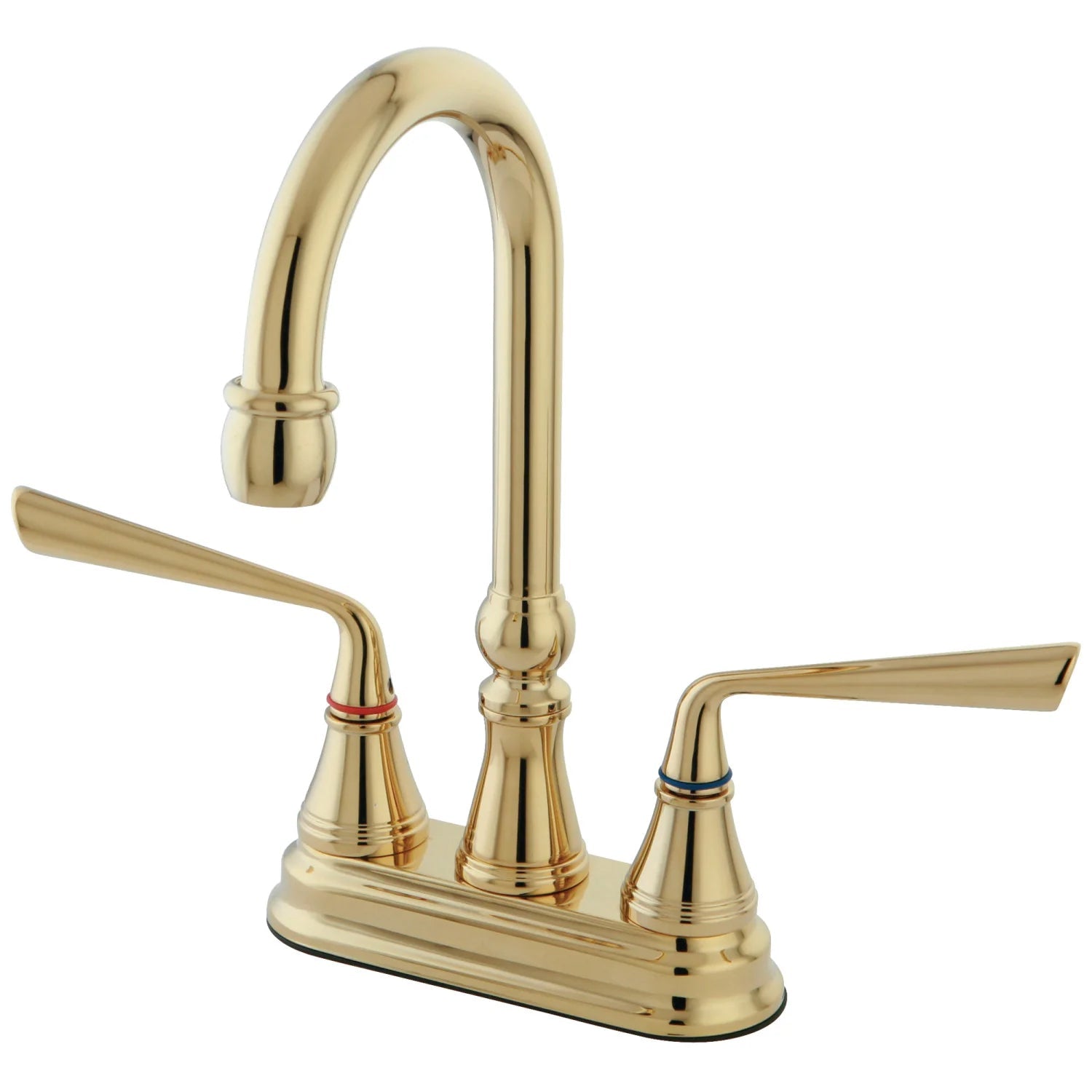 Silver Sage Two-Handle 2-Hole Deck Mount Bar Faucet