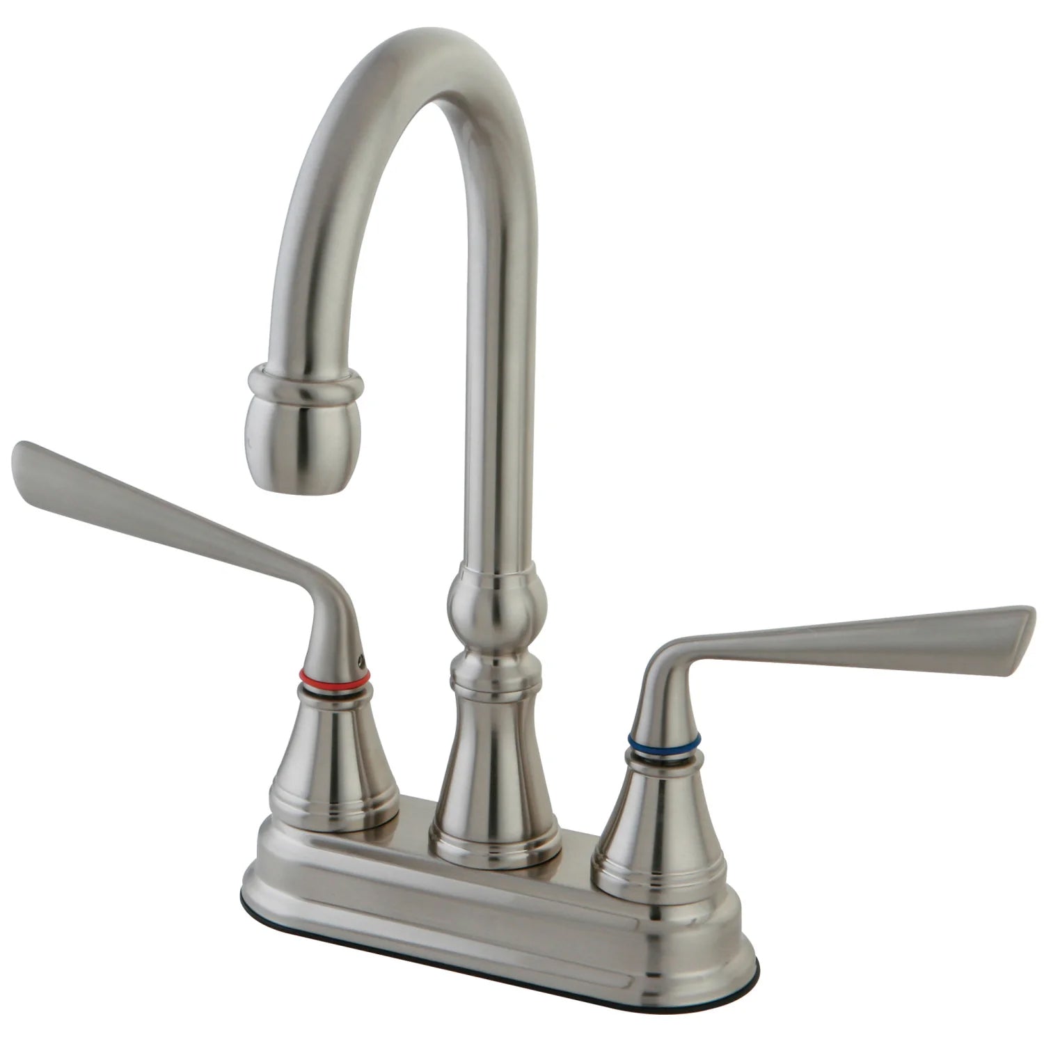 Silver Sage Two-Handle 2-Hole Deck Mount Bar Faucet