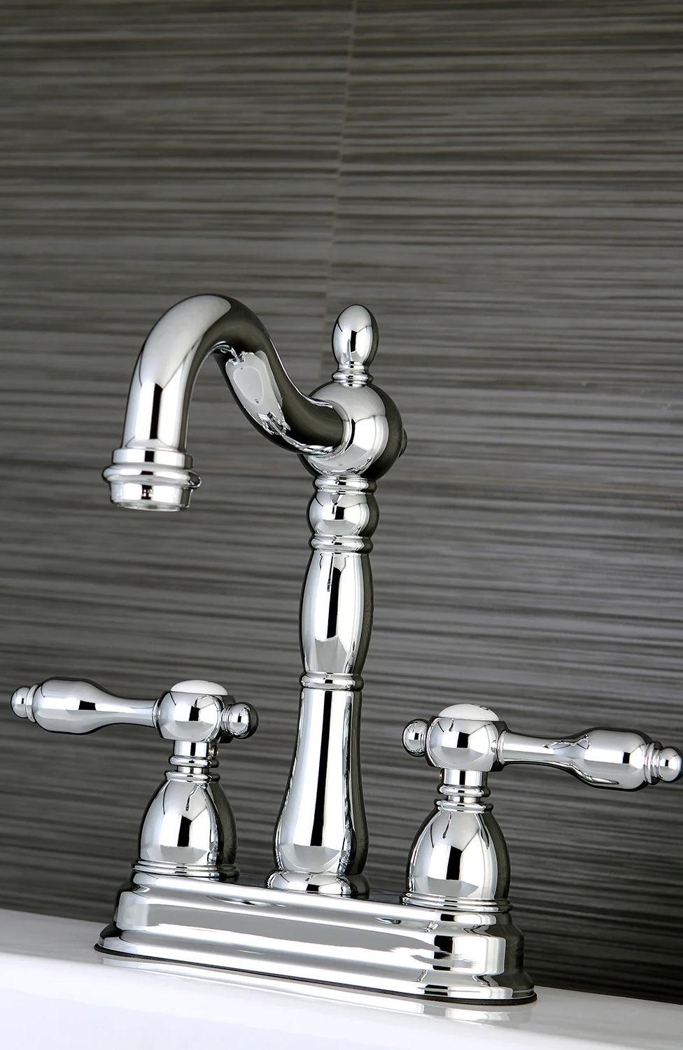 Tudor Two-Handle 2-Hole Deck Mount Bar Faucet