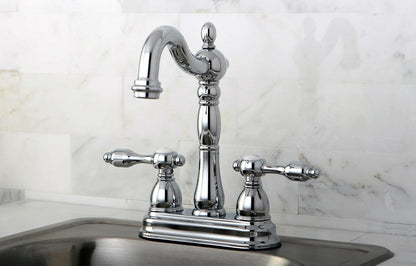 Tudor Two-Handle 2-Hole Deck Mount Bar Faucet