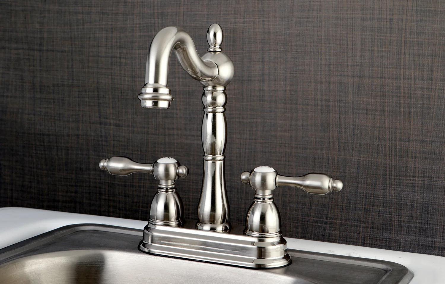 Tudor Two-Handle 2-Hole Deck Mount Bar Faucet