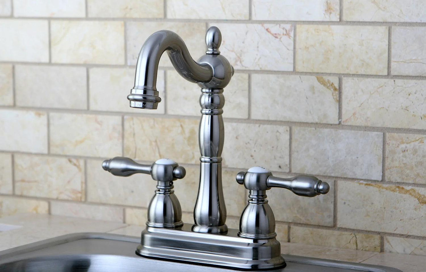 Tudor Two-Handle 2-Hole Deck Mount Bar Faucet