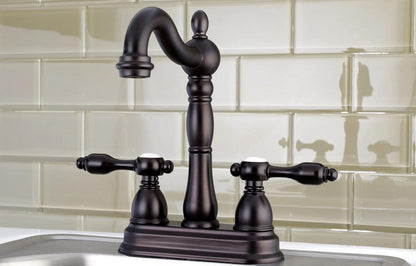 Tudor Two-Handle 2-Hole Deck Mount Bar Faucet