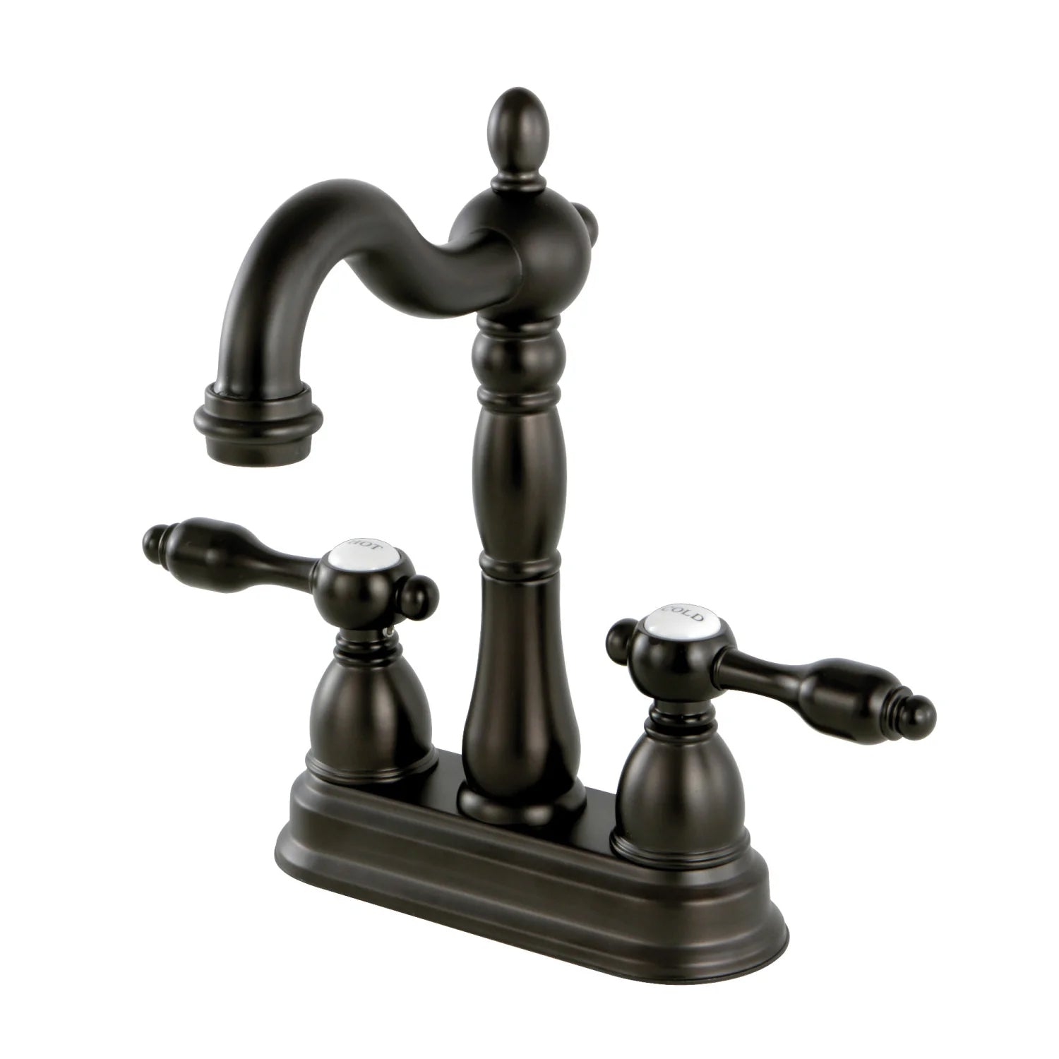 Tudor Two-Handle 2-Hole Deck Mount Bar Faucet