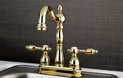 Tudor Two-Handle 2-Hole Deck Mount Bar Faucet