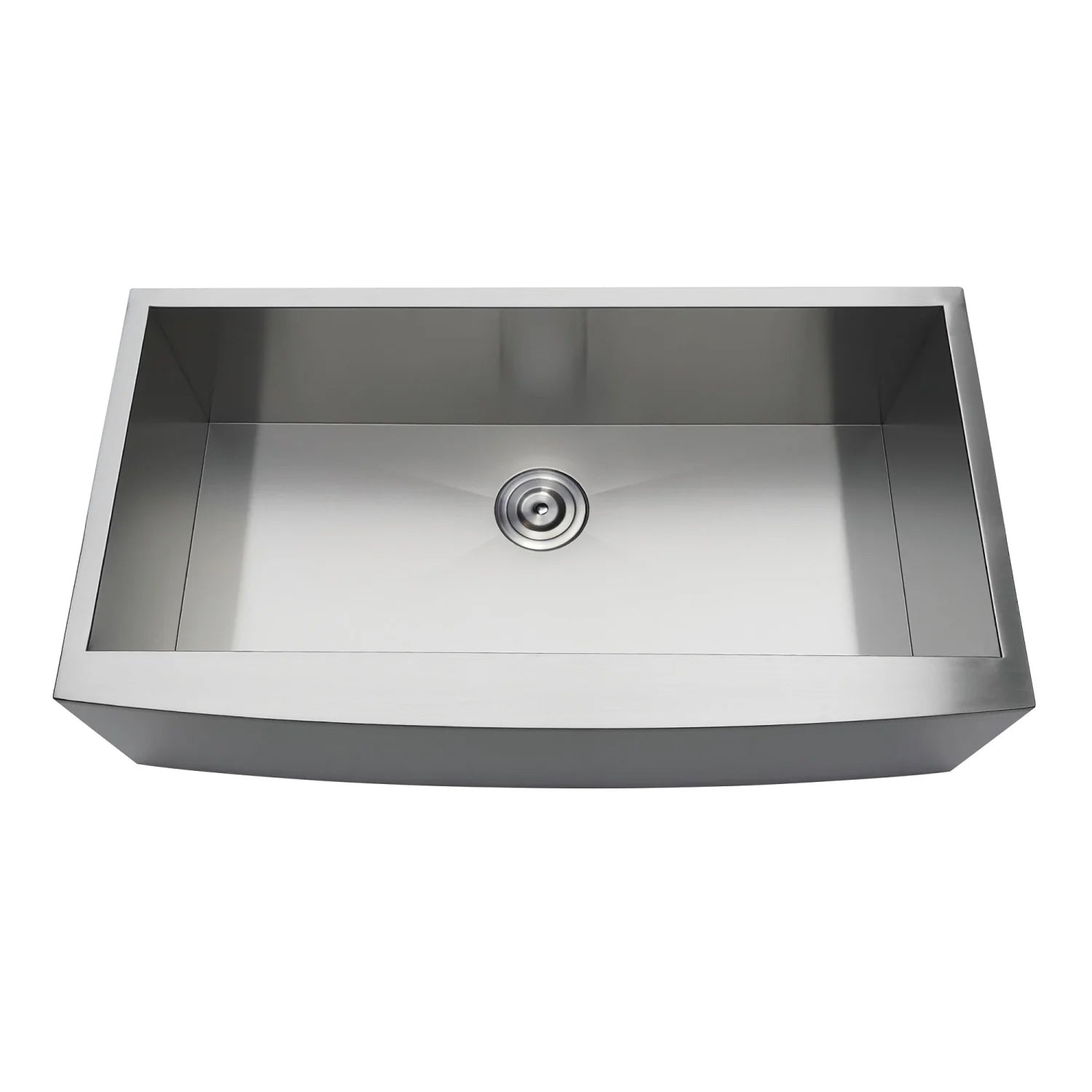 Uptowne 36" x 20" x 9-5/16" Stainless Steel Apron-Front Single Bowl Undermount Farmhouse Kitchen Sink