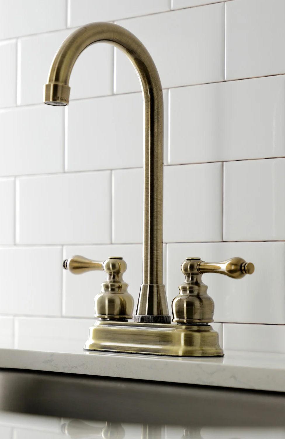 Victorian C Two-Handle 2-Hole Deck Mount Bar Faucet