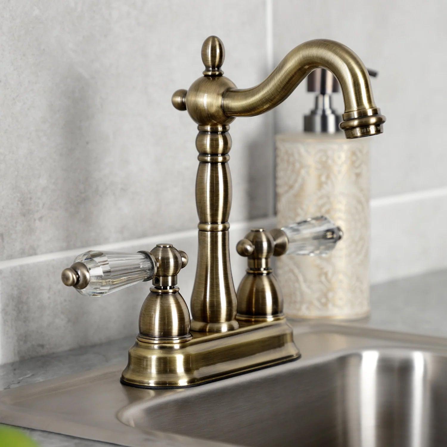 Wilshire Two-Handle 2-Hole Deck Mount Bar Faucet